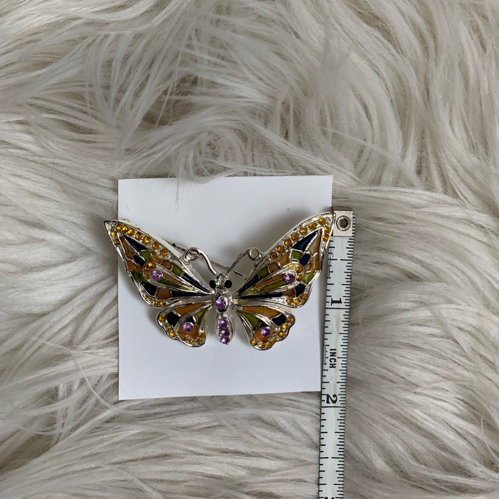 Vintage Butterfly Pin - Picture 3 of 8